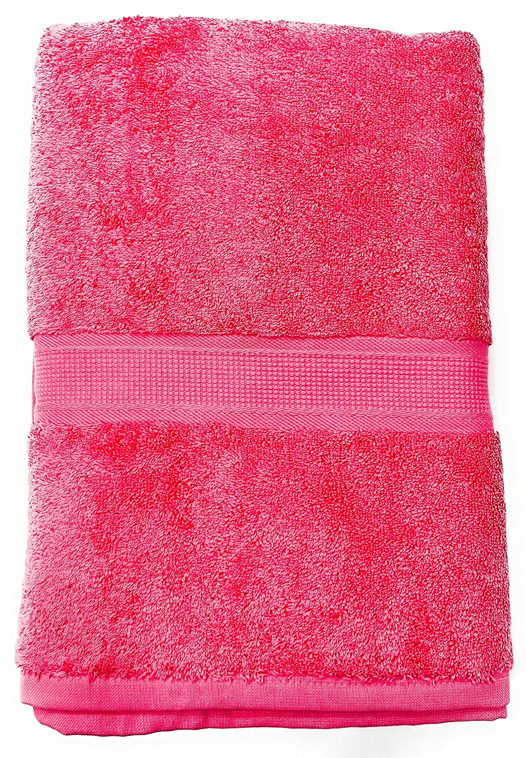 Bombay Dyeing Santino Premium Cotton Large Bath Towel 500 Gsm (Rose Pink)
