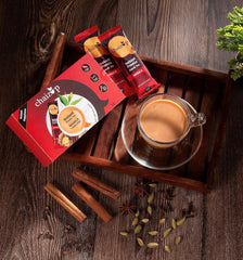 Chaizup Premium 1 Min Instant Masala Tea Premix - Pack Of 3 X 140gm, 4.9 Ounce Each, 30 Sachets | Just Add Hot Water - Assam Masala Chai Powder | Low Caffeine, No Added Color - Home Like Tea