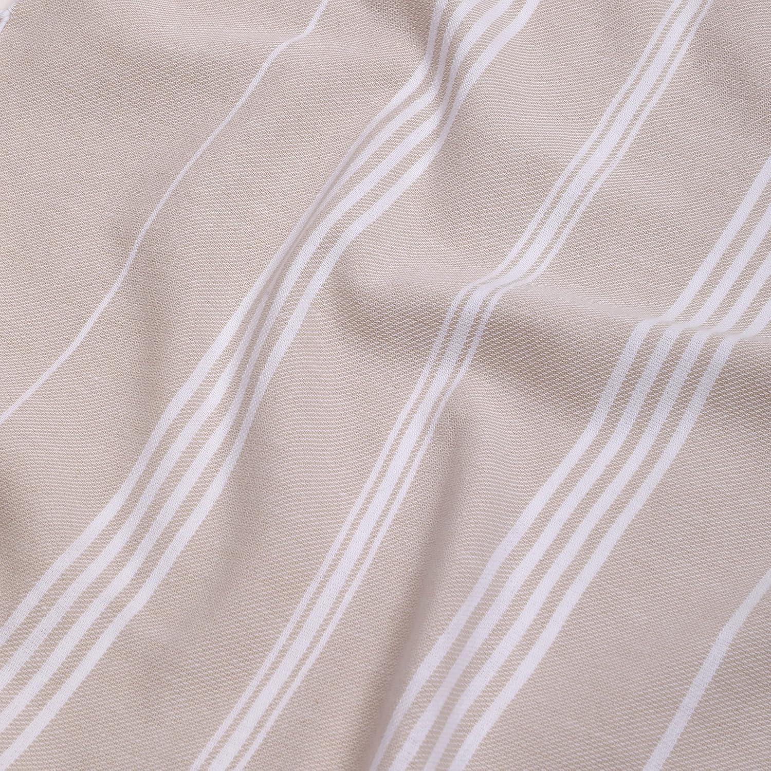 Haber Extra Large 100% Cotton Bath Towel 350 Gsm | Quick Absorption & Faster Drying Towel (Beige)