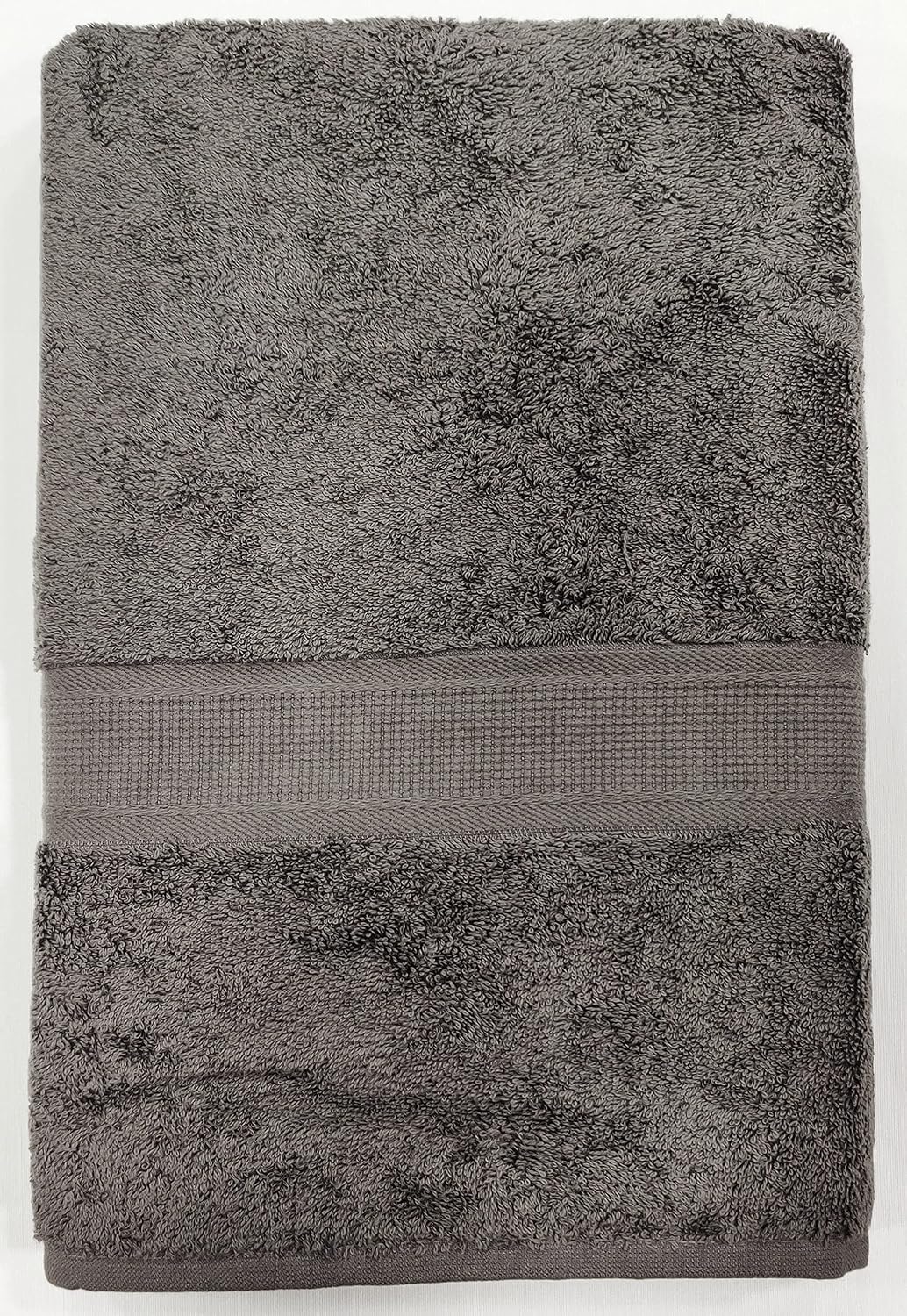 Bombay Dyeing Santino Premium Cotton Large Bath Towel 500 Gsm (Grey)