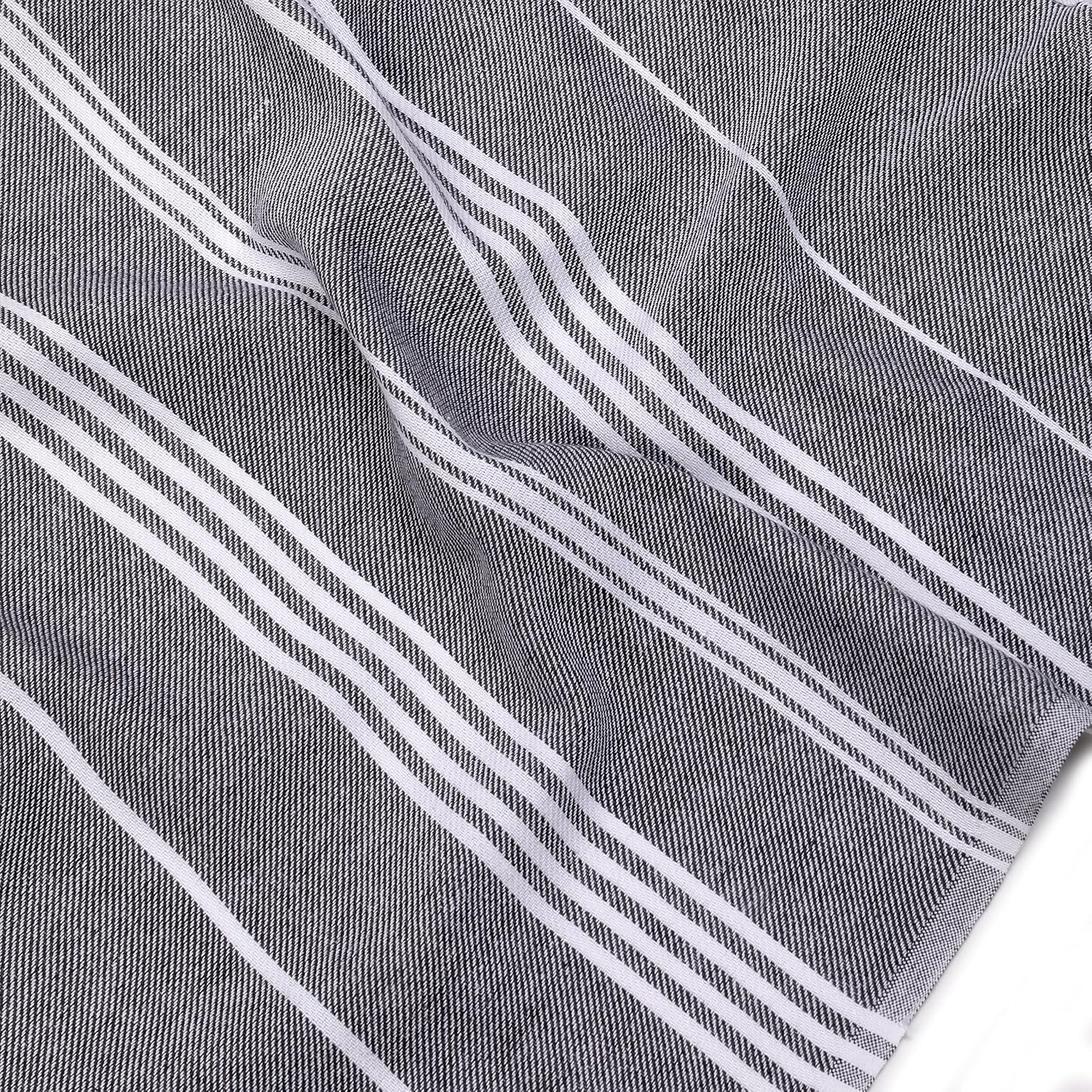 Haber Extra Large 100% Cotton Bath Towel 350 Gsm | Quick Absorption & Faster Drying Towel (Grey)