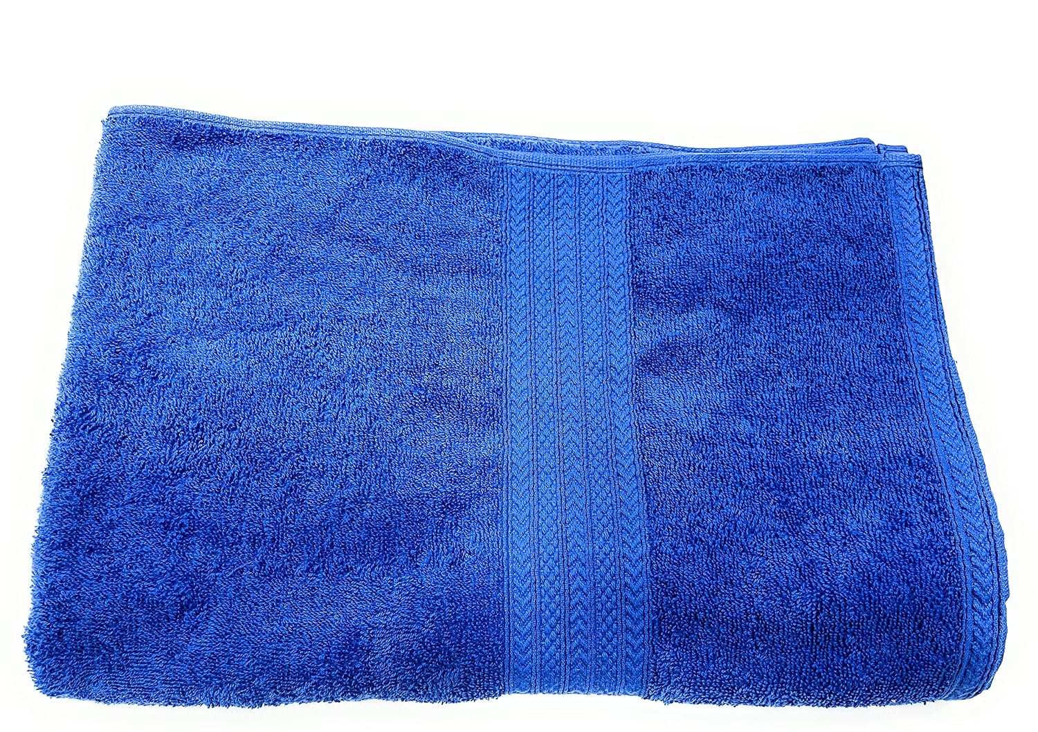Bombay Dyeing Tulip Premium Cotton Large Size Bath Towel 500 Gsm (Royal Blue)