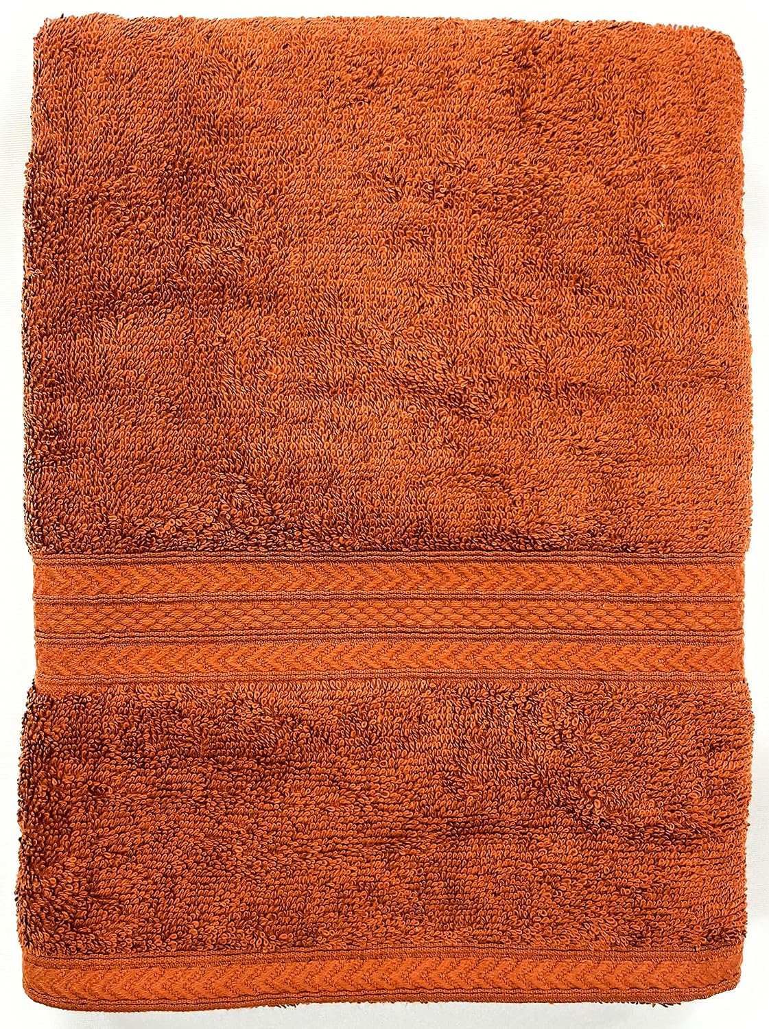 Bombay Dyeing Tulip Small Size Bath Towel 500 Gsm (Rust Brown)