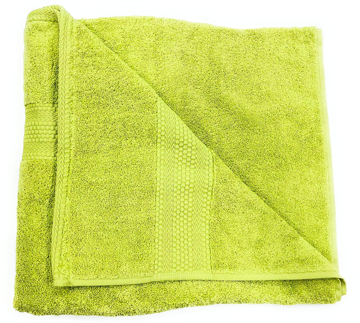 Bombay Dyeing Ultrx 100% Cotton Large Size Premium Bath Towel 650 Gsm - Green