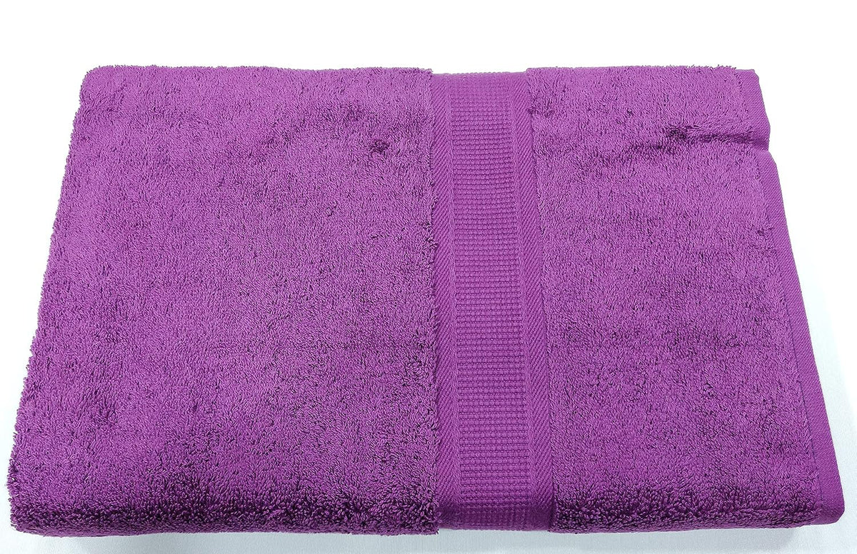 Bombay Dyeing Santino Premium Cotton Large Bath Towel 500 Gsm (Purple)