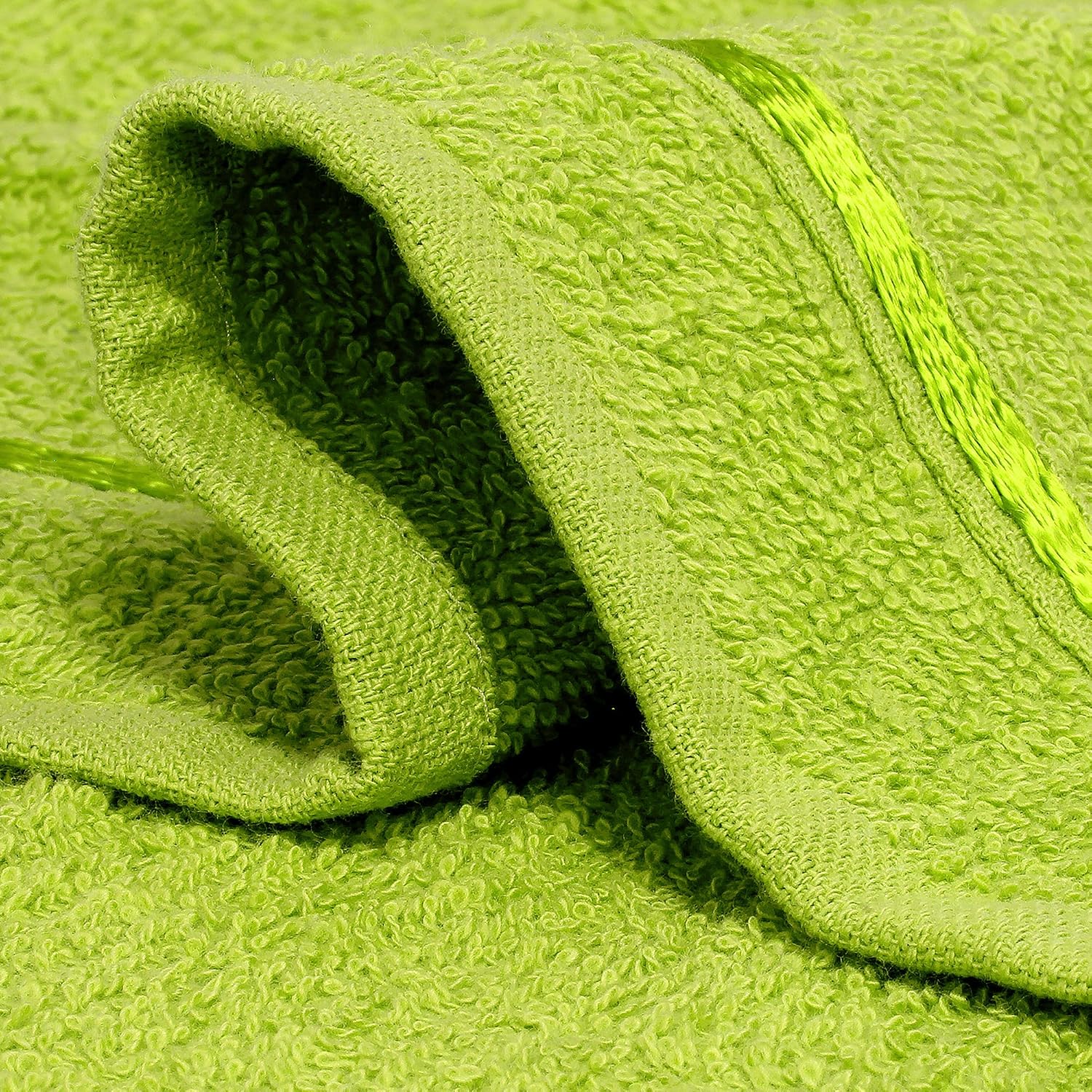 Story@Home 20 Piece 450 Gsm Cotton Face Towel | Ultra Soft Cotton, Super Absorbent, Antibacterial Treatment, Face Towel (Green)