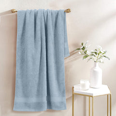 Spread Spain Cotton Bath Towels Large Size 600 Gsm | Ring Spun Bath Towel Soft & Absorbent Bath Towel For Men & Women (Grey)