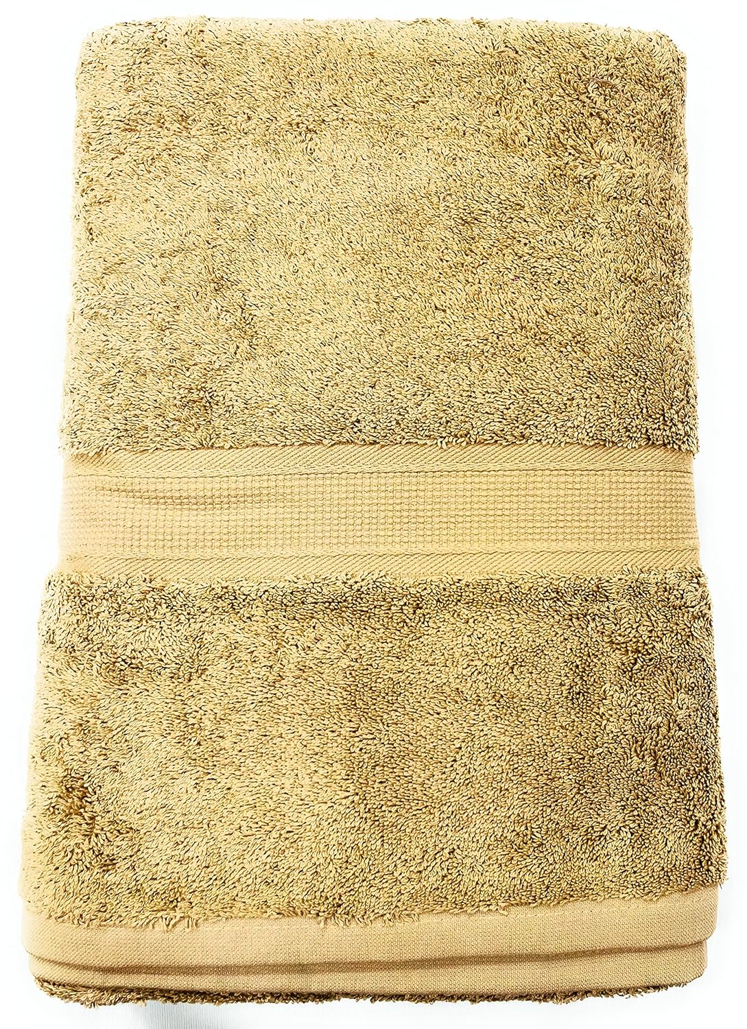 Bombay Dyeing Santino Premium Cotton Large Bath Towel 500 Gsm (Flax)