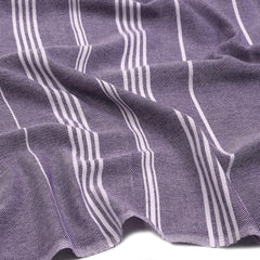 Haber Extra Large 100% Cotton Bath Towel 350 Gsm | Quick Absorption & Faster Drying Towel (Purple)