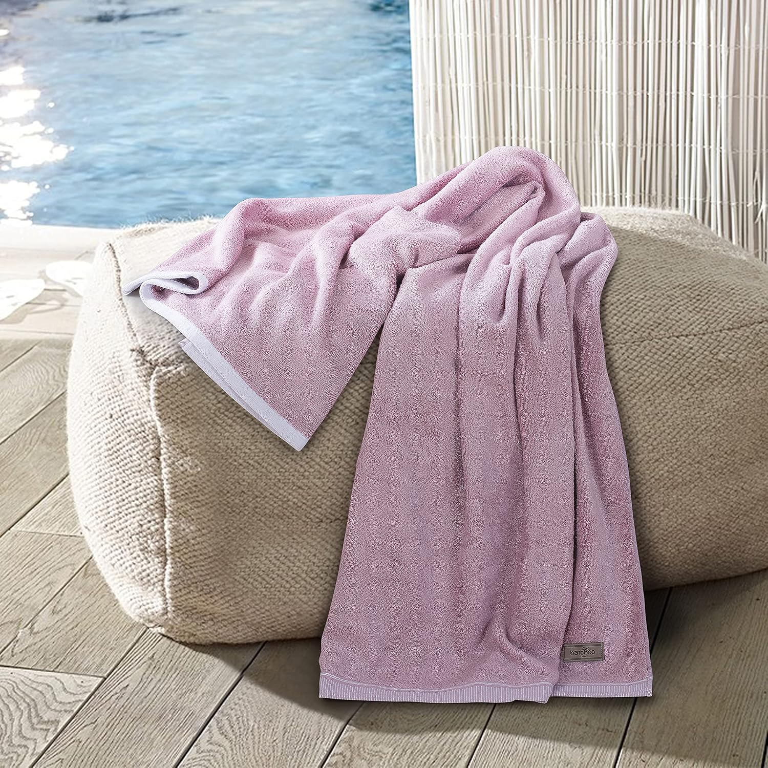 Spread Spain 100% Bamboo Face Towel 360 Gsm | Ultra Soft Absorbent, Quick Dry Towels For Facewash, Gym, Sports, Travel, Suitable For Acne Prone Skin | Pack Of 2 (Orchid)