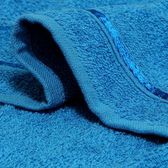 Story@Home 20 Piece 450 Gsm Cotton Face Towel | Ultra Soft Cotton, Super Absorbent, Antibacterial Treatment, Face Towel (Blue)