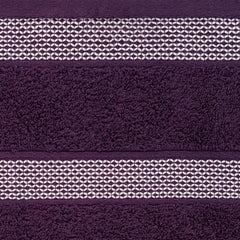 Casa Copenhagen Egyptian Cotton Exotic Hand Towel 400 Gsm (S Dark Purple)- 2 Pcs