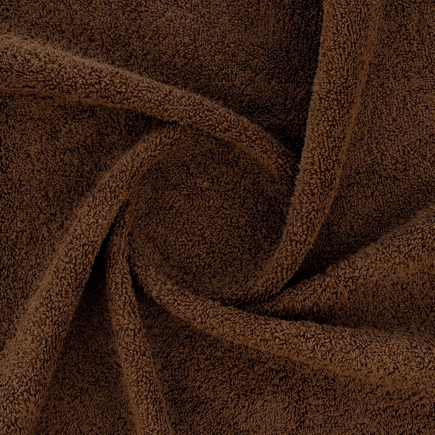 Casa Copenhagen Egyptian Cotton Solitiare 1 Pcs Large Bath Towel 500 Gsm (Brown)