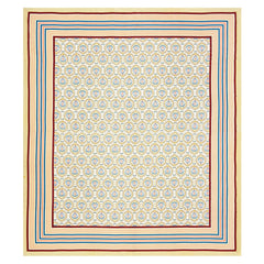 Bedsheet For Queen Bed With 2 Pillow Covers - 90 X 108 Inches, Yellow | Pure Cotton Traditional Jaipuri Printed | Ideal For Both Everyday Use & Special Events