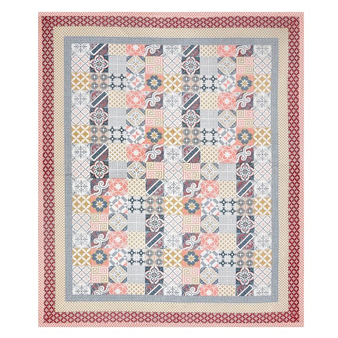 Hand Block Printed Cotton King Size Bedsheet With 2 Pillow Covers, 90 X 108 Inches, Multicolor | Good For Villas, Guest Houses, & Daily Home Use