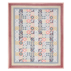 Hand Block Printed Cotton King Size Bedsheet With 2 Pillow Covers, 90 X 108 Inches, Multicolor | Good For Villas, Guest Houses, & Daily Home Use