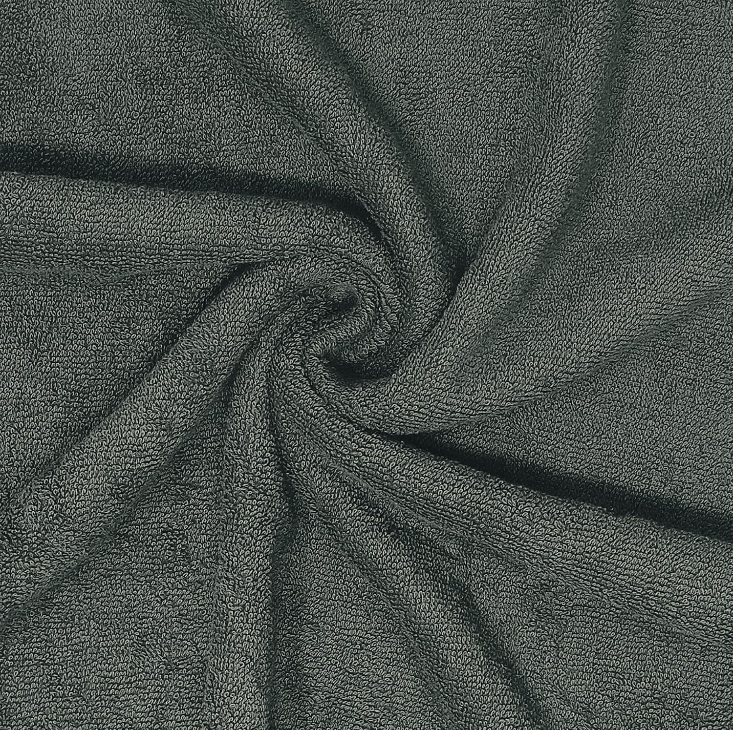 Lukzer Soft 100% Cotton Light Weight Super Absorbant Bath Towel 600 Gsm (Steel Grey)