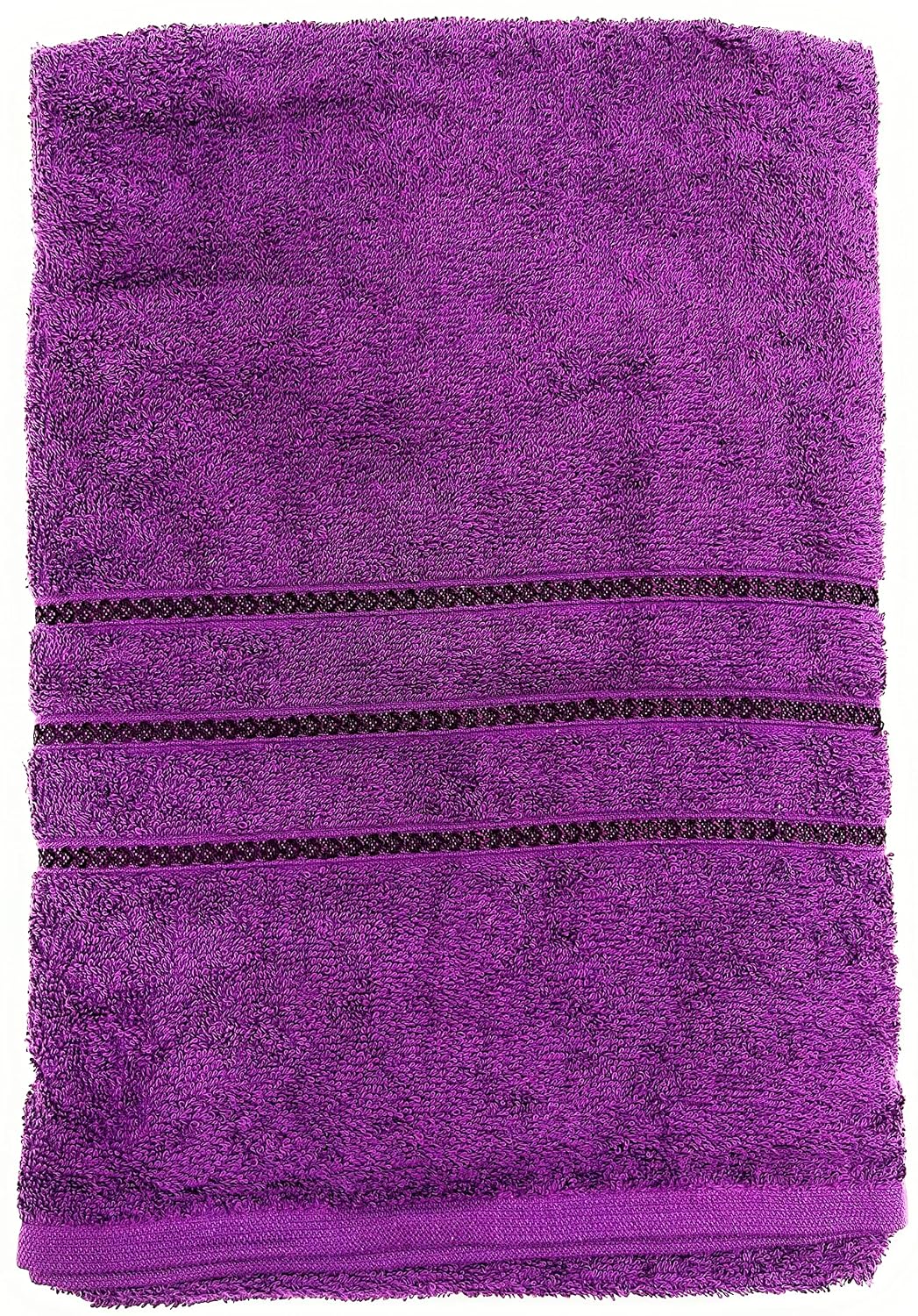 Bombay Dyeing Flora Large Size Bath Towel 500 Gsm (Purple)