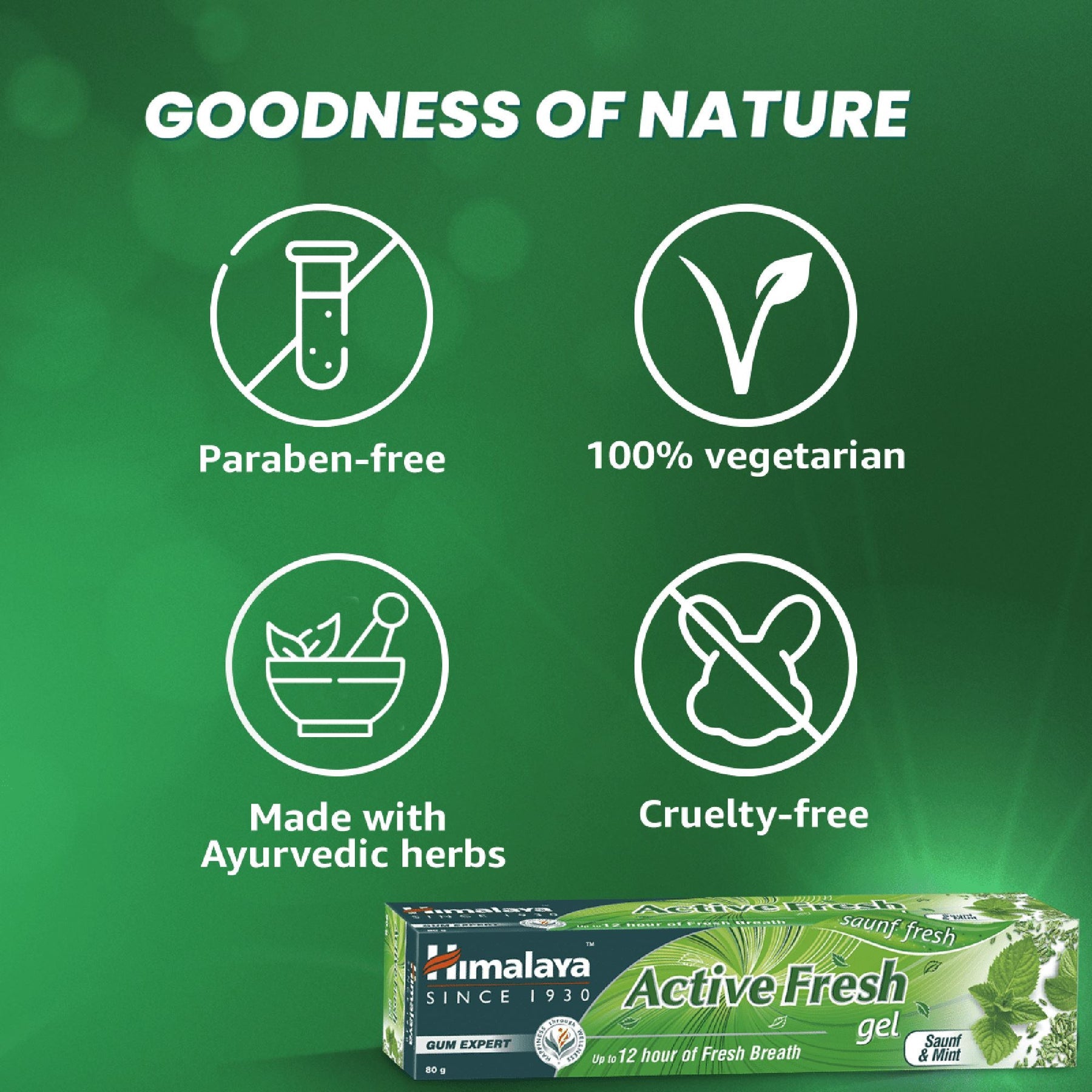 Himalaya Active Fresh Gel, For A Fresh Feel | 80gm