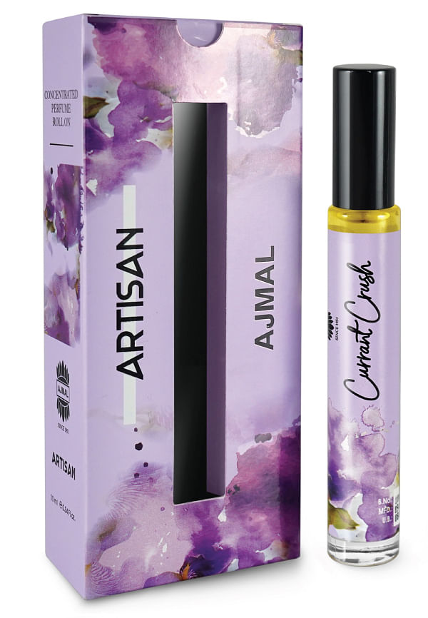 Ajmal Women Artisan Currant Crush Long-lasting Concentrated Perfume Roll-on 10ml 0.3 Fl.oz. | Perfect Birthday Gift For Wife