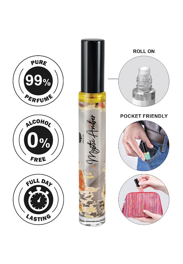 Ajmal Artisan Mystic Amber Long-lasting Concentrated Perfume Roll-on 10ml 0.3 Fl.oz. | For Unisex