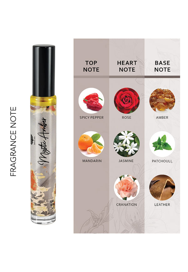 Ajmal Artisan Mystic Amber Long-lasting Concentrated Perfume Roll-on 10ml 0.3 Fl.oz. | For Unisex