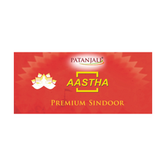 Patanjali Aastha Premium Sindoor, With Containing Herbal Extracts, 50gm
