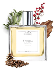 EM5 Africa Edp Perfume For Men 50 Ml 1.7 Fl.oz.  | Strong And Long Lasting Eau De Parfum Spray | Citrus Warm Spicy Fragrance | Luxury Gift For Him