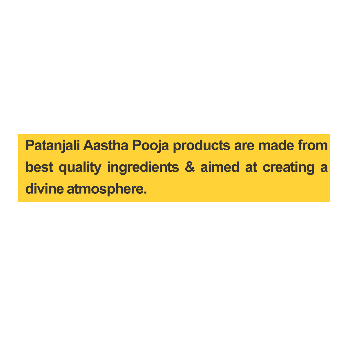 Patanjali Aastha Agarbatti Bhakti, With Exquisite, Soothing & Long Lasting Aroma | 125gm