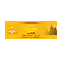 Patanjali Aastha Agarbatti Bhakti,18 Stick, With Exquisite, Soothing & Long Lasting Aroma | 22gm