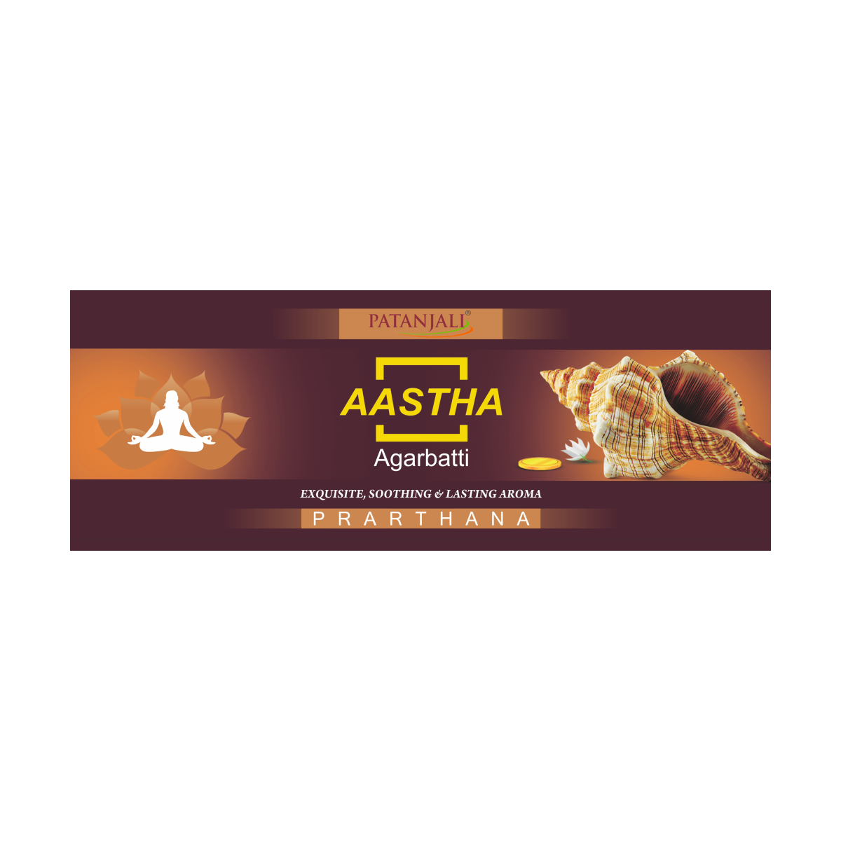 Patanjali Aastha Agarbatti Prarthana, With Exquisite, Soothing & Long Lasting Aroma | 25gm