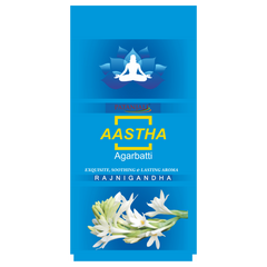 Patanjali Aastha Agarbatti Rajnigandha, With Exquisite, Soothing & Long Lasting Aroma | 150gm