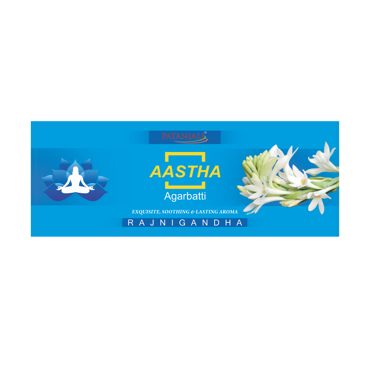 Patanjali Aastha Agarbatti Rajnigandha, With Exquisite, Soothing & Long Lasting Aroma | 25gm