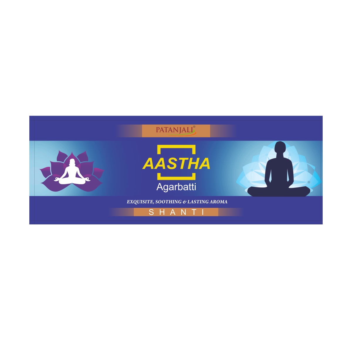 Patanjali Aastha Agarbatti Shanti, With Exquisite, Soothing & Long Lasting Aroma | 25gm