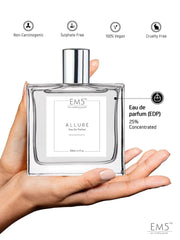 EM5 Allure EDP Perfume For Men 50 ml 1.7 fl.oz. | Strong And Long Lasting | Citrus Aromatic Vanilla | Luxury Gift For Men