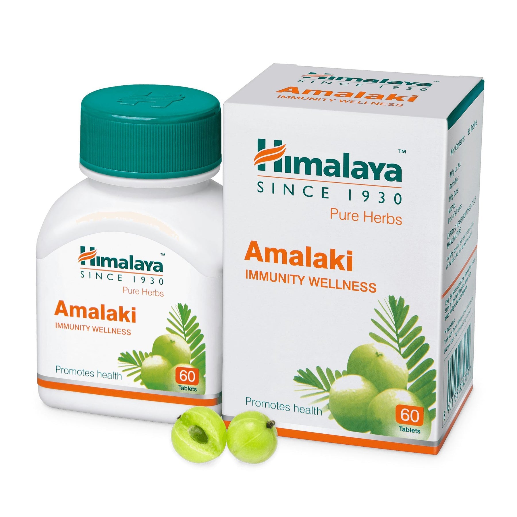 Himalaya Amalaki Immunity Wellness Tablets, Helps Boost Immunity By Building The Body's Natural Defense System To Fight Infections | 60 Tablets (Pack Of 2)