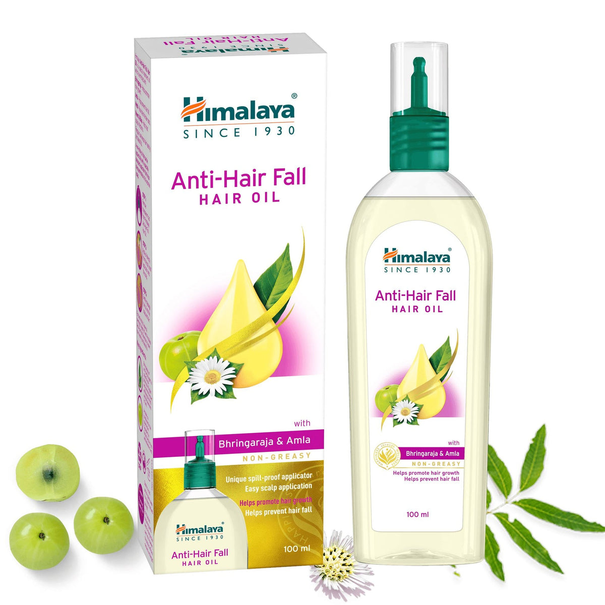Himalaya Anti-Hair Fall Hair Oil, Promotes Hair Growth & Prevents Hair Fall | 100ml
