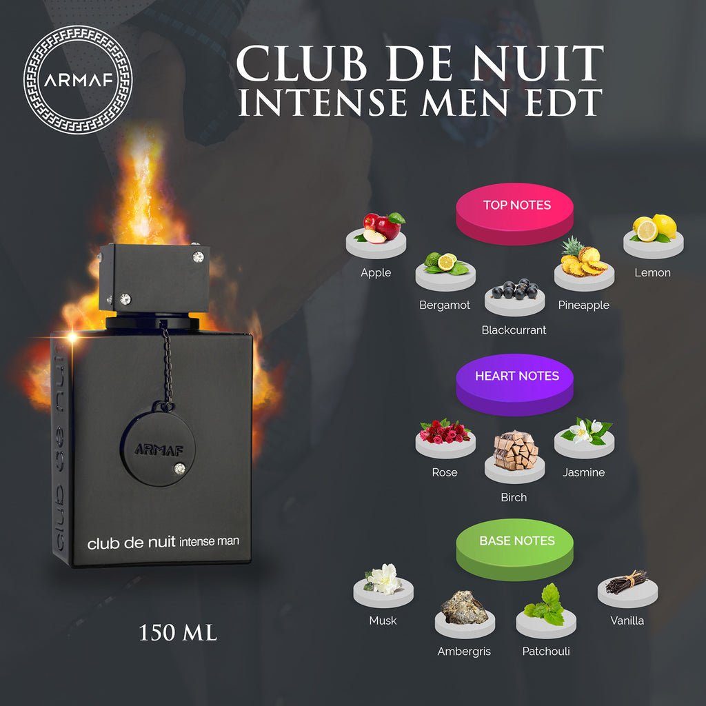 ARMAF CLUB DE NUIT INTENSE PURE PARFUM FOR MAN 150ML 5 FL.OZ.