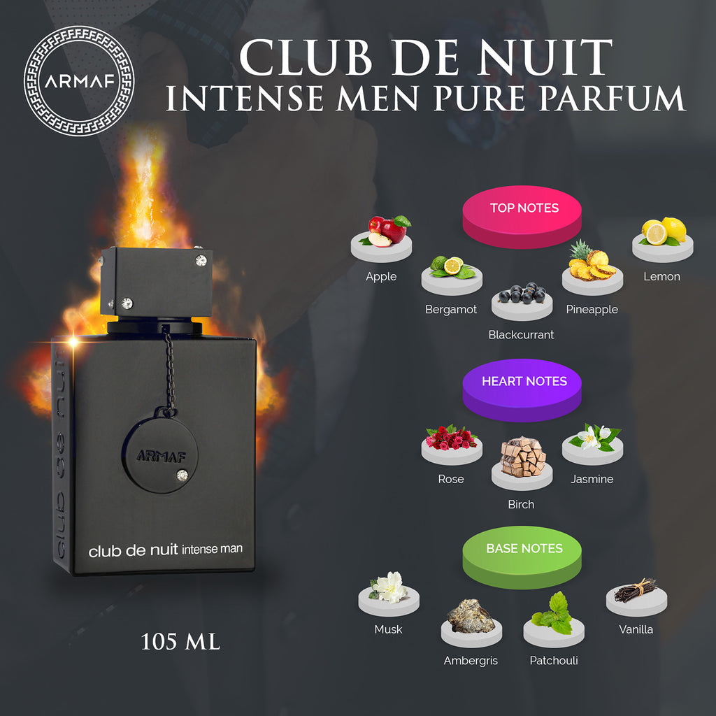 ARMAF CLUB DE NUIT INTENSE EAU DE TOILETTE FOR MAN 105ML 3.5 FL.OZ.