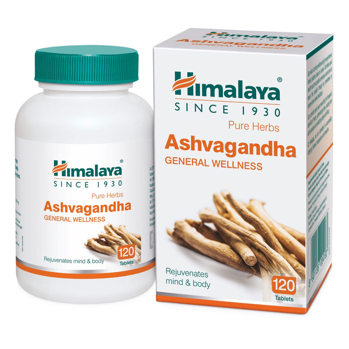 Himalaya Wellness Ashvagandha Tablets, Stress Relief Supplement, Rejuvenates Mind & Body | 120 Tablets