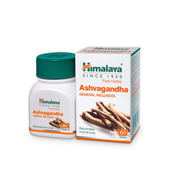 Himalaya Wellness Ashvagandha Tablets, Stress Relief Supplement, Rejuvenates Mind & Body | 60 Tablets (Pack of 2)
