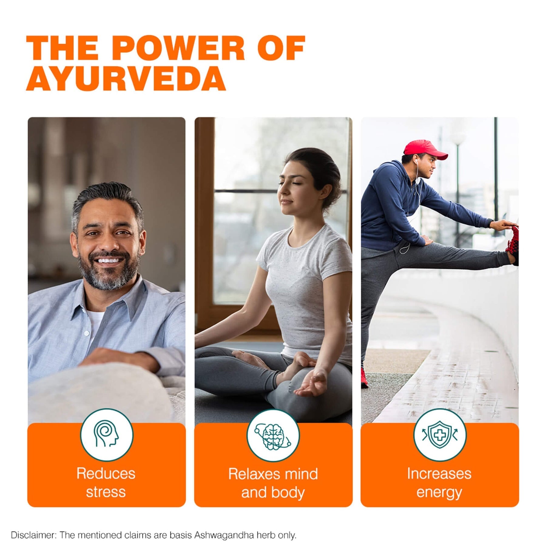 Himalaya Wellness Ashvagandha Tablets, Stress Relief Supplement, Rejuvenates Mind & Body | 60 Tablets (Pack of 2)