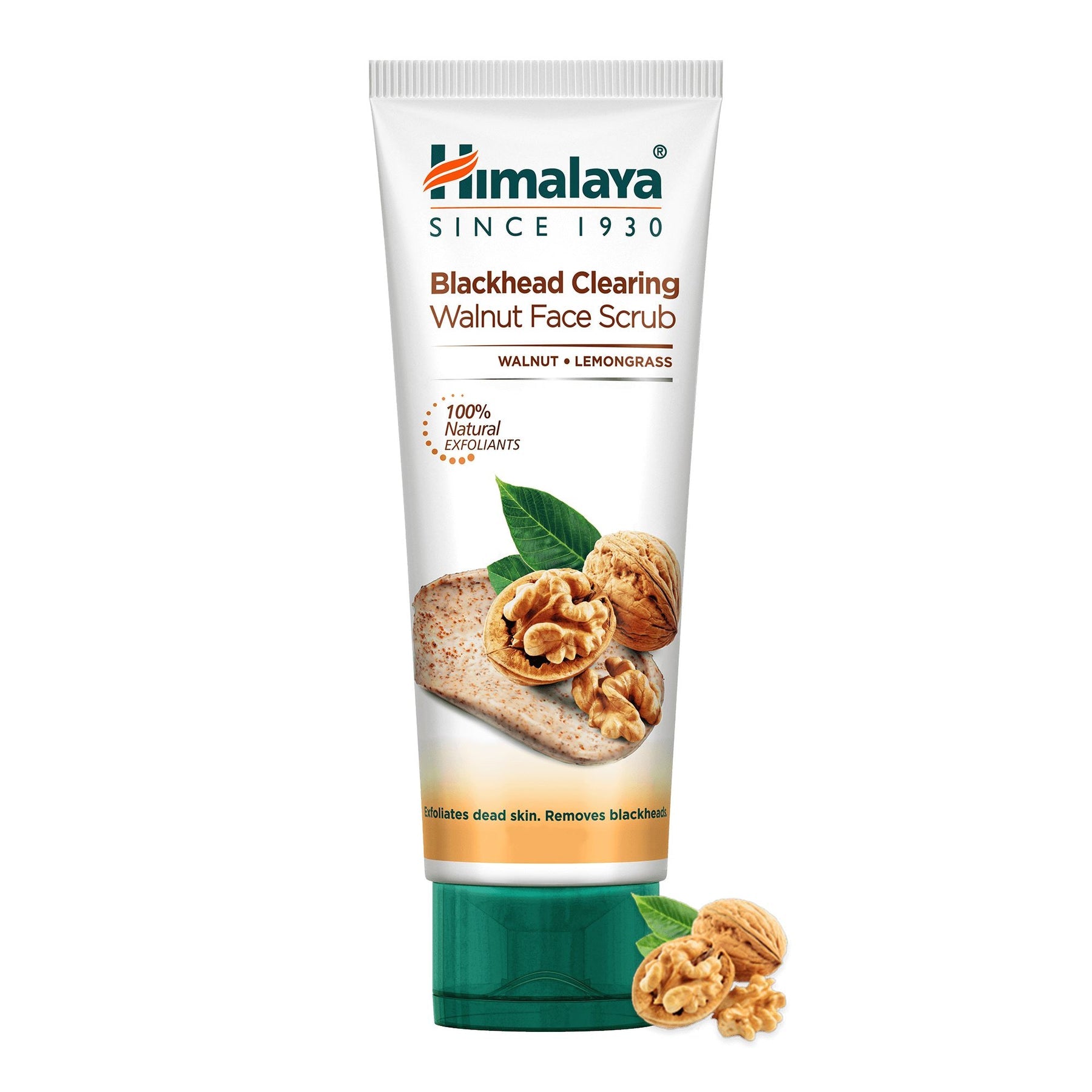 Himalaya Blackhead Clearing Walnut Face Scrub, For Glowing, Healthy Complexion | 50gm