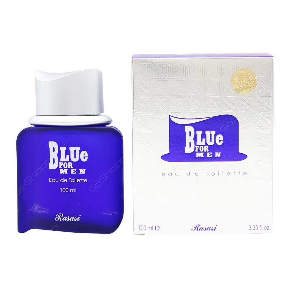 Rasasi Blue For Men Eau De Toilette 100ml 3.4 Fl.oz. Gift For Husband | Long Lasting