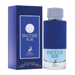 ENCODE BLUE BY MAISON ALHAMBRA EAU DE PARFUM FOR MEN 100ML 3.4 FL.OZ.