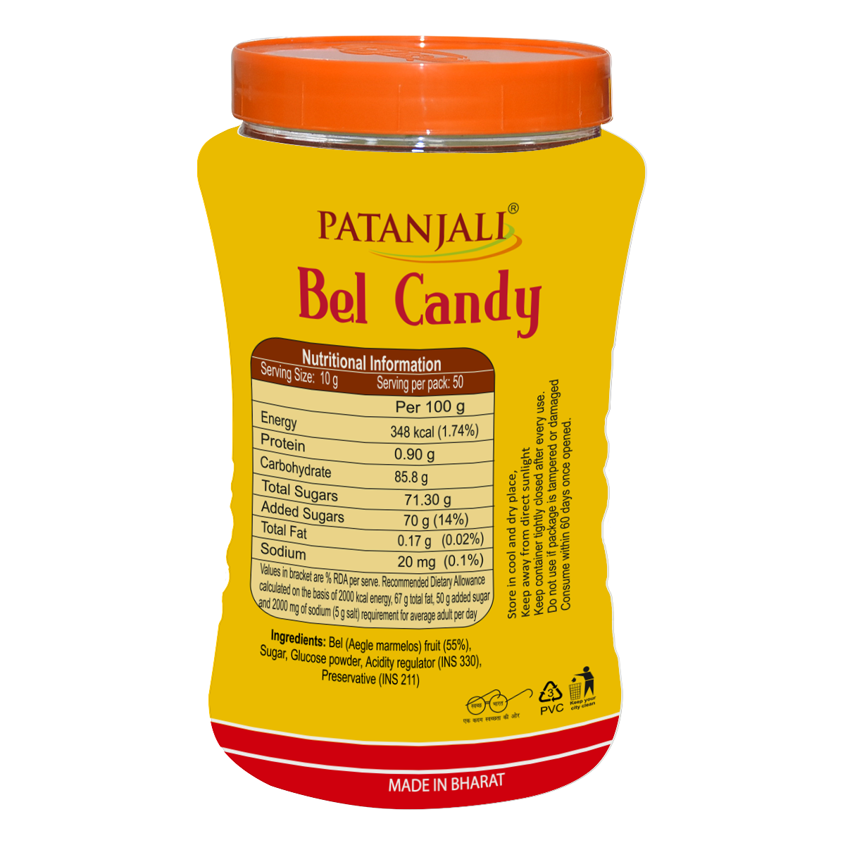 Patanjali Bel Candy 500gm