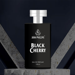 John Phillips Luxury Black Eau De Perfume 50ml 1.6 Fl.oz. Black Cherry Eau De Perfume 100ml 3.4 Fl.oz. | For Men Combo Of 2