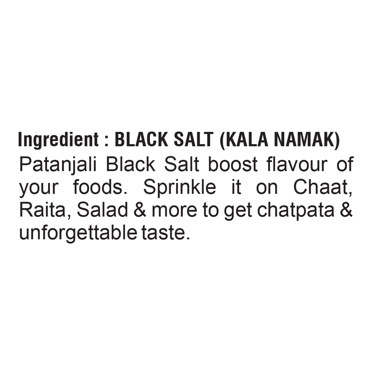 Patanjali Kala Namak (Black Salt) 1kg