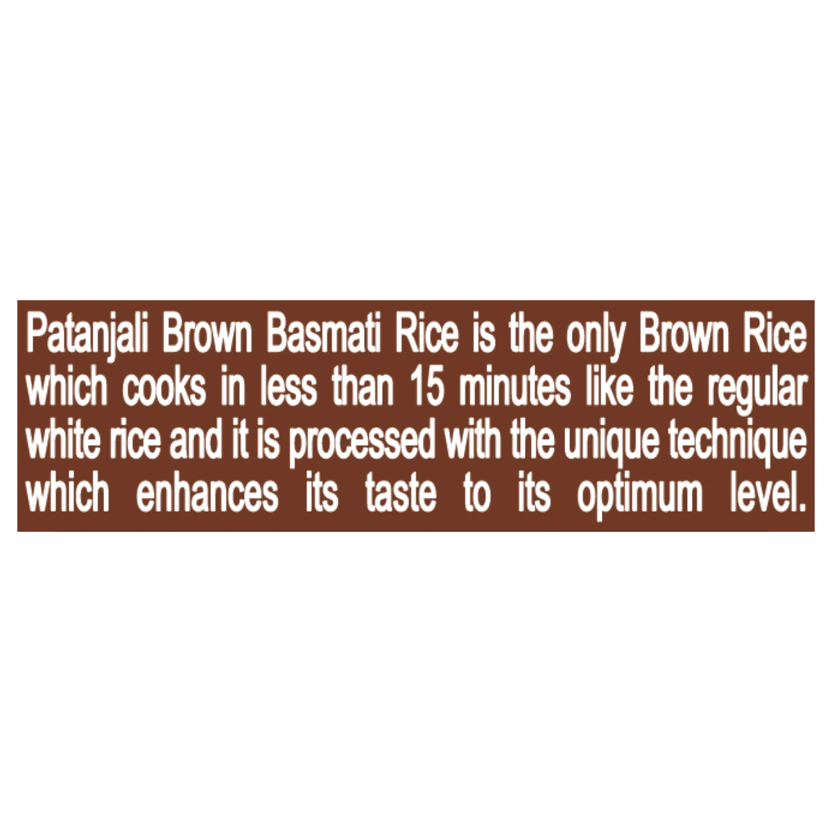 Patanjali Brown Basmati Rice Jar 1kg