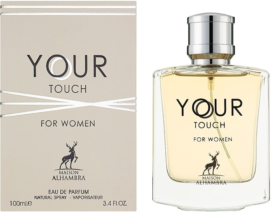 YOUR TOUCH BY MAISON ALHAMBRA EAU DE PARFUM 100ML 3.4 FL.OZ. WOMEN FRAGRANCE